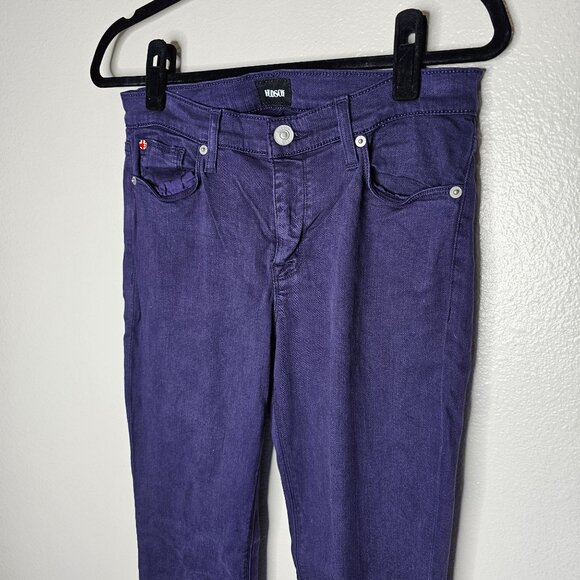 Hudson Size 29 Purple Krista Ankle Super Skinny Jeans Mid Rise Stretch - Picture 2 of 9